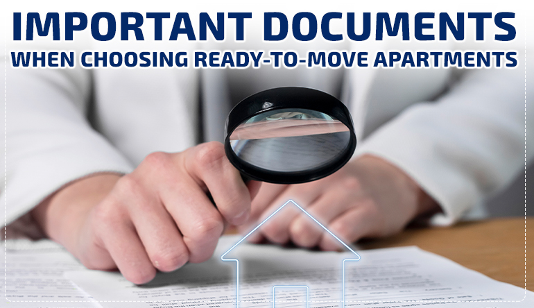 documents for ready to move apartments
