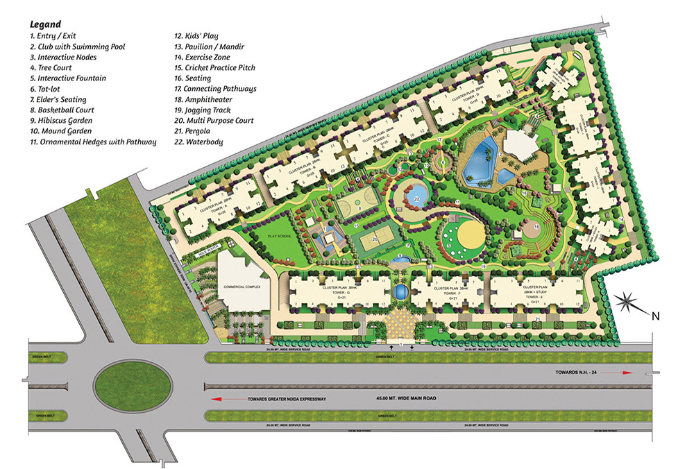 2 BHK, 3 BHK Apartment in Greater Noida West