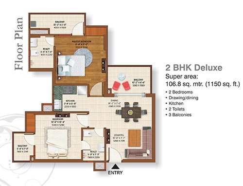 2/3 bhk Ready to Move Apartments in Greater Noida